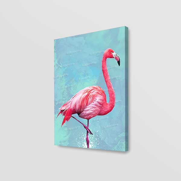 canvas flamingo