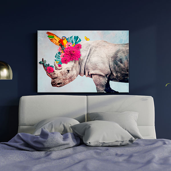 cuadros modernos rinocerontes